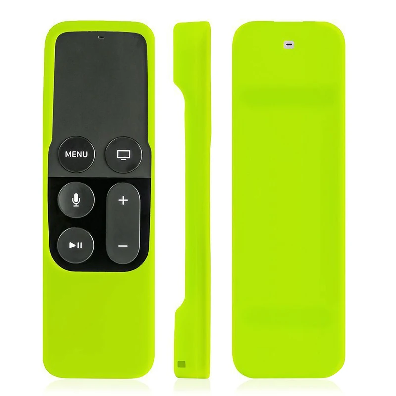 Silicone Case Dust-Proof Protective Cover For Apple TV4 Remote Case Portable Sleeve Remote Control Protector With Lanyard Strap пульт 433 пульт 433 мгц пульт для телевизора