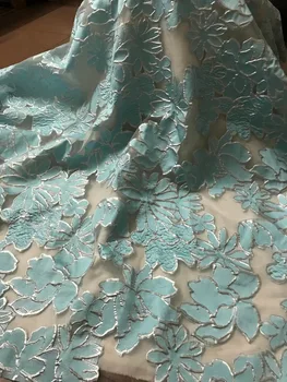 

Fashion design J-5620 African French fabric embroidery cord lace fabric top grade tulle lace fabric