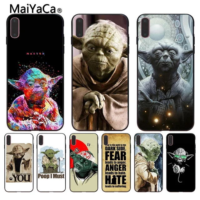 Us 121 39 Offmaiyaca Star Wars Master Yoda Novelty Fundas Phone Case Cover For Apple Iphone X 8 7 6 6s Plus 5 5s Se Xr Mobile Cover In