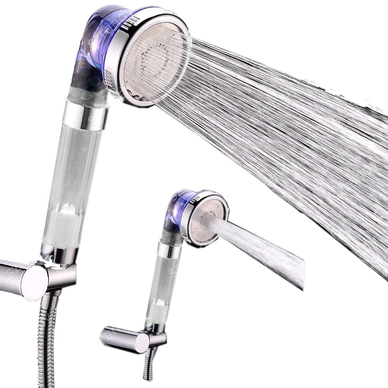 

White Colors Light Spa LED Adjustable Shower Head