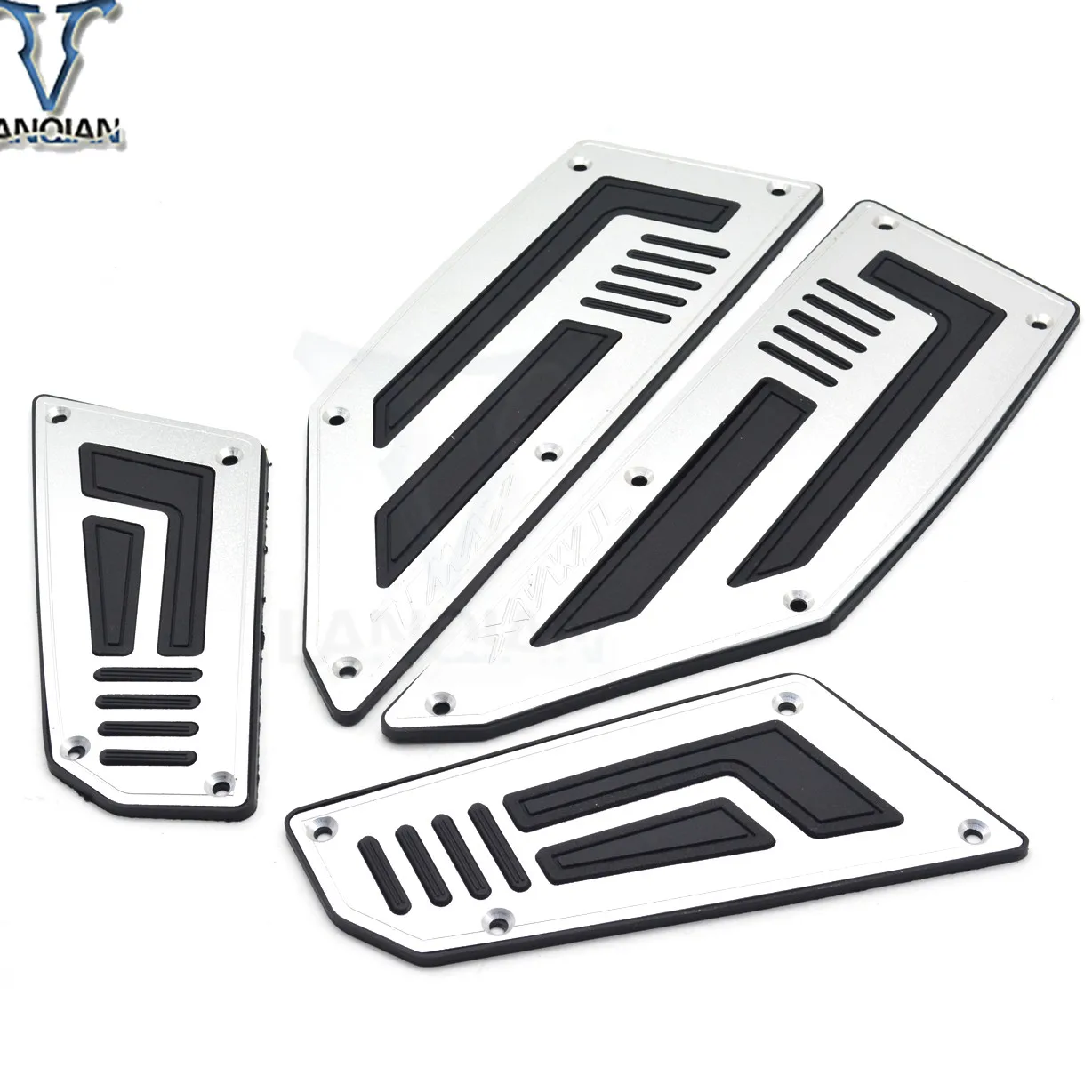 For YAMAHA TMAX 530 TMAX-530 2012 2013 2014 2015 2016 Motorcycle Foot Pegs Front and Rear Footboard Step Foot Plate