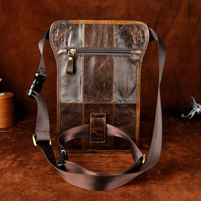 Мужские сумки высокого качества с заниженной талией из натуральной кожи, винтажная трендовая поясная сумка известного бренда, сумка через