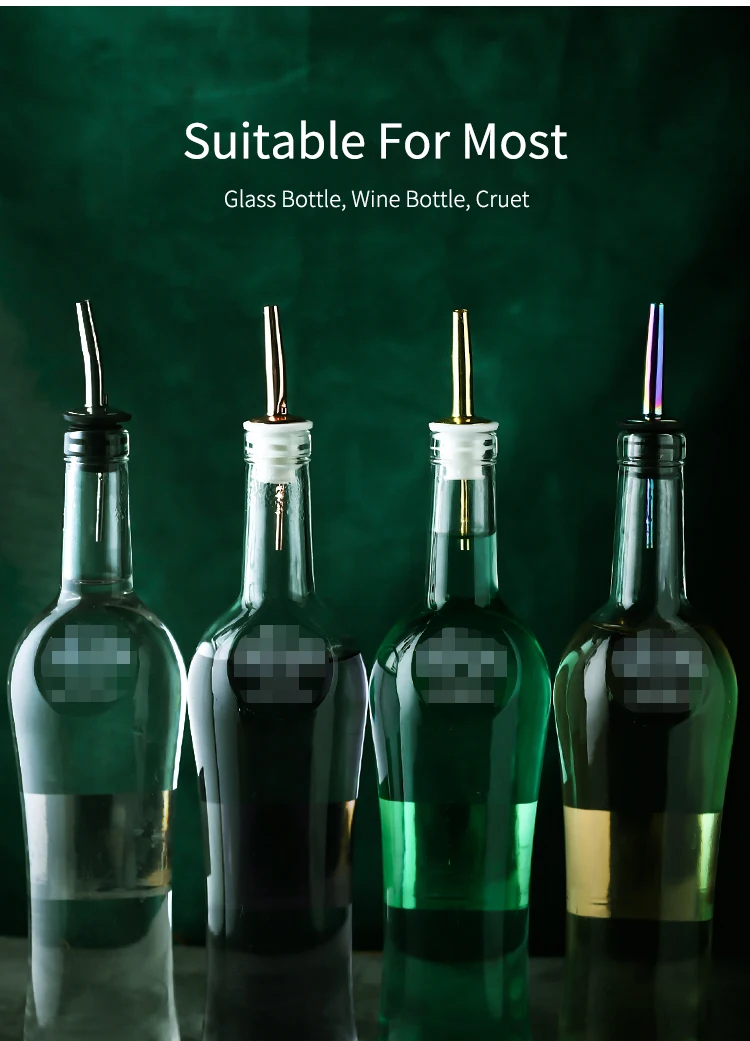 RUX мастерская 1 шт. для вина из нержавеющей стали дозатор для оливкового масла диспенсерная насадка Стекло заливщик бутылка