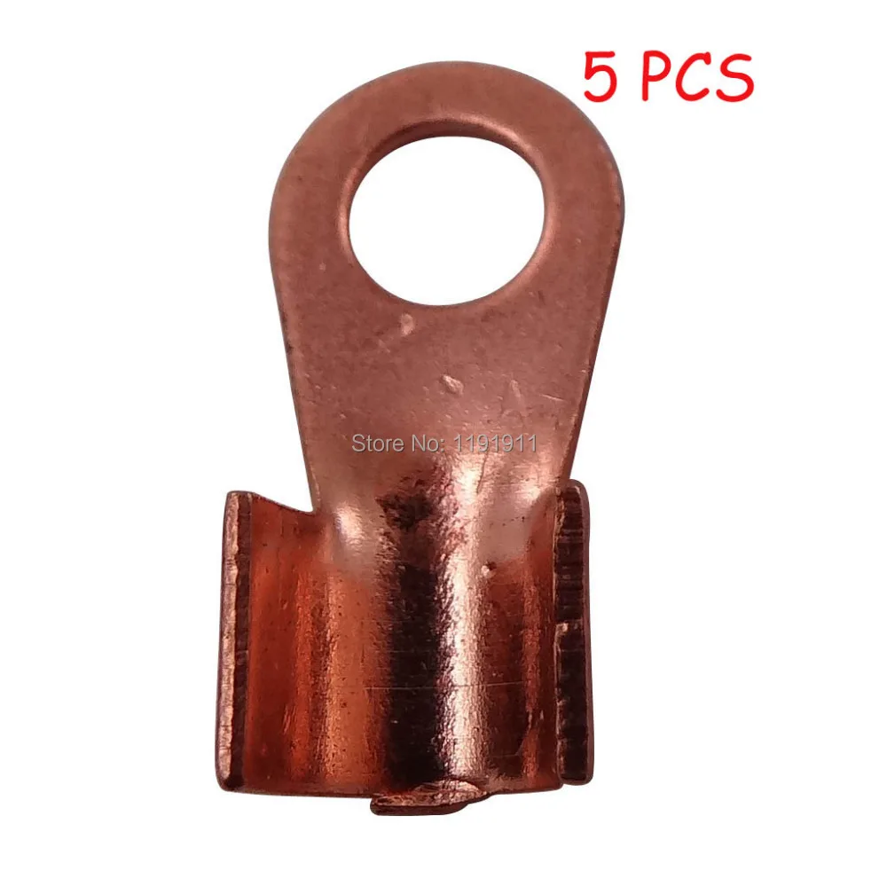 5 x COPPER Cu LUG BATTERY CABLE CONNECTOR TERMINAL JOINTING SLEEVE RING