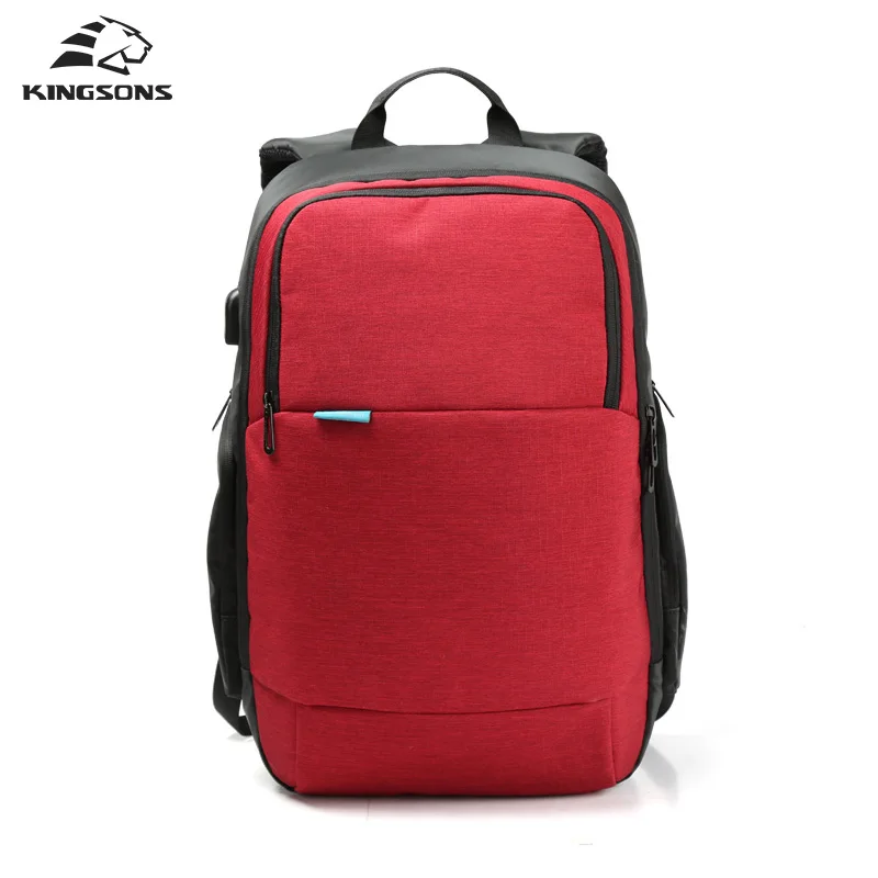 

Kingsons Brand Travel Backpack with External USB Charging Anti-theft Computer Bag Casual Backpack for Men 15.6 Inches Tote Bags