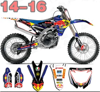 

Dirt Bike Graphics Stickers Decals For Yamaha YZ250F YZ450F YZF450 2014-2017