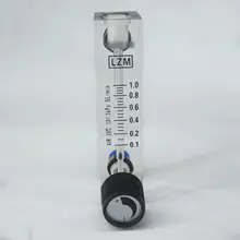 0,1-1LPM 0,2-2LPM 0,3-3 0,5-5 1-10LPM LZM-4T воздушная панель счётчик-расходомер-курвиметр с клапаном Push In Fit 6 мм OD труба давления 0.1Mpa