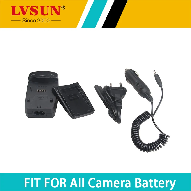 

LVSUN BLM-1 BLM1 Battery Charger Car Adapter for Olympus C-5060 C-7070 C-8080 E-30 E-300 E-330 E30 E300 E330 E-500 E-510 E-520