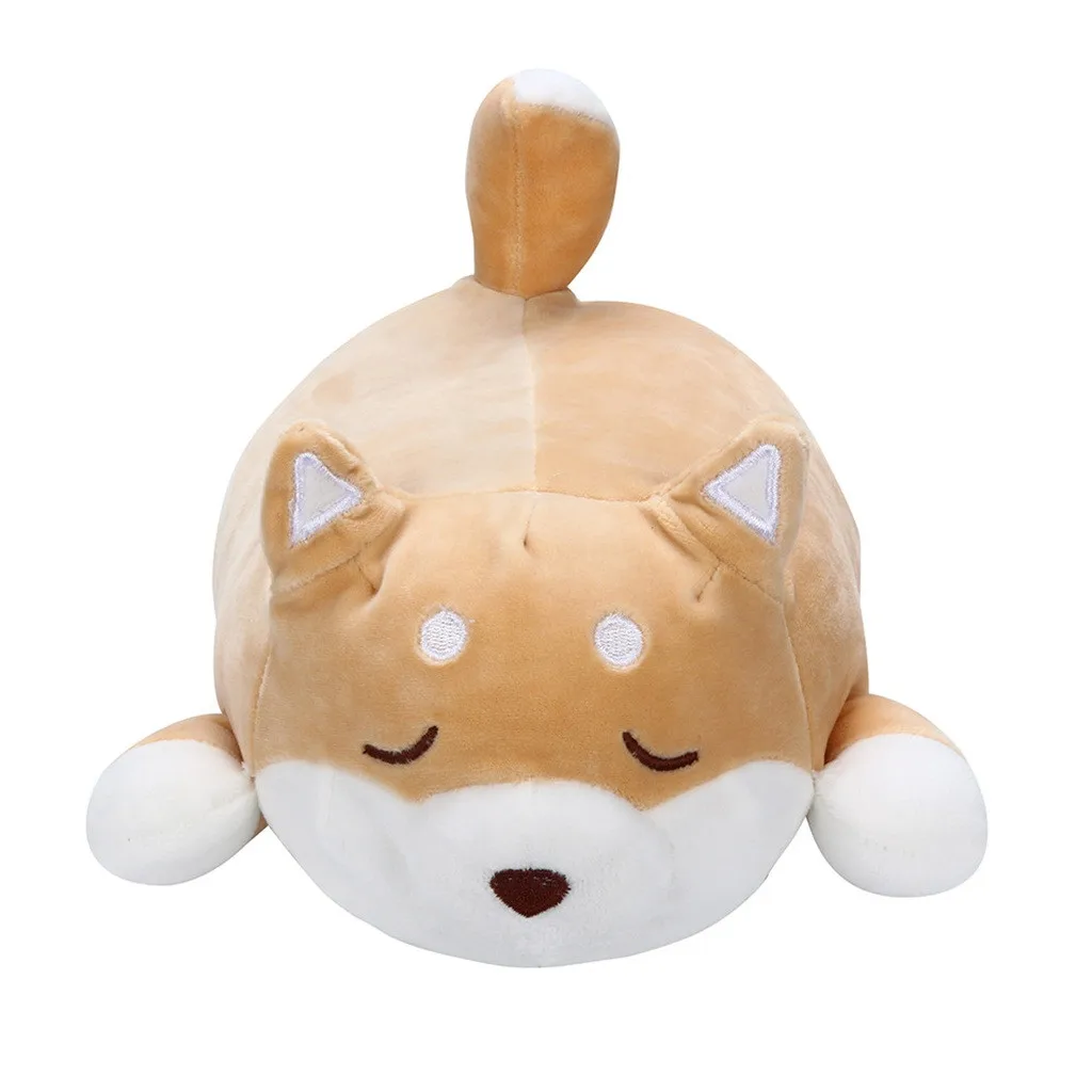 Милый толстый Шиба ину собака плюшевая кукла игрушка Kawaii щенок собака мягкая плюшевая Животное Мультфильм Подушка игрушка подарок для детей Детские