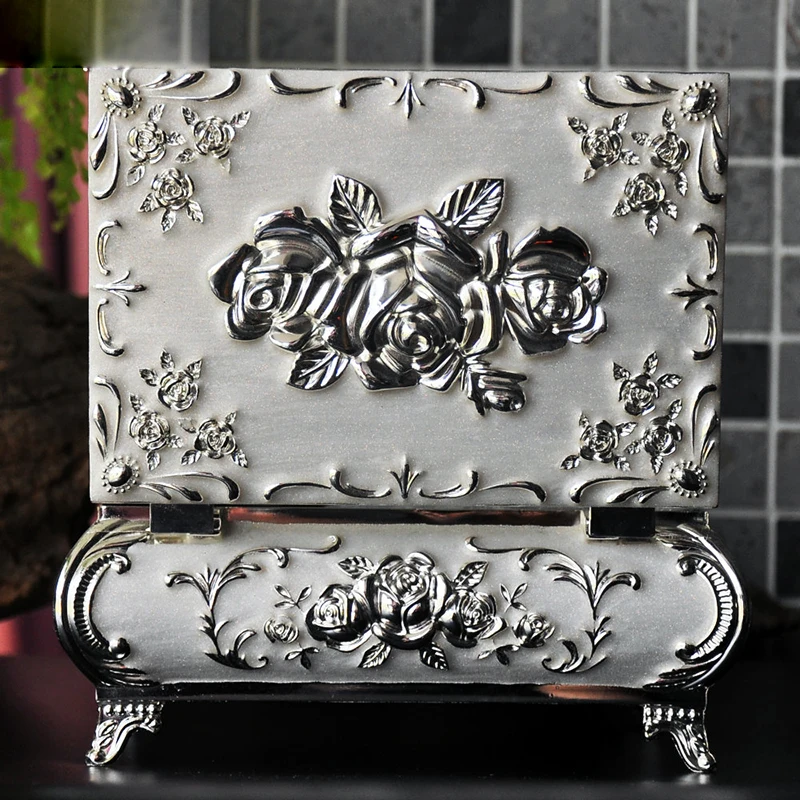 Diana Retro Jewelry Box European Korean Ring Box Princess Earrings Bracelets Necklaces Organizer Storage Box Diana Retro Jewelry Box European Korean Ring Box Princess Earrings Bracelets Necklaces Organizer Storage Box