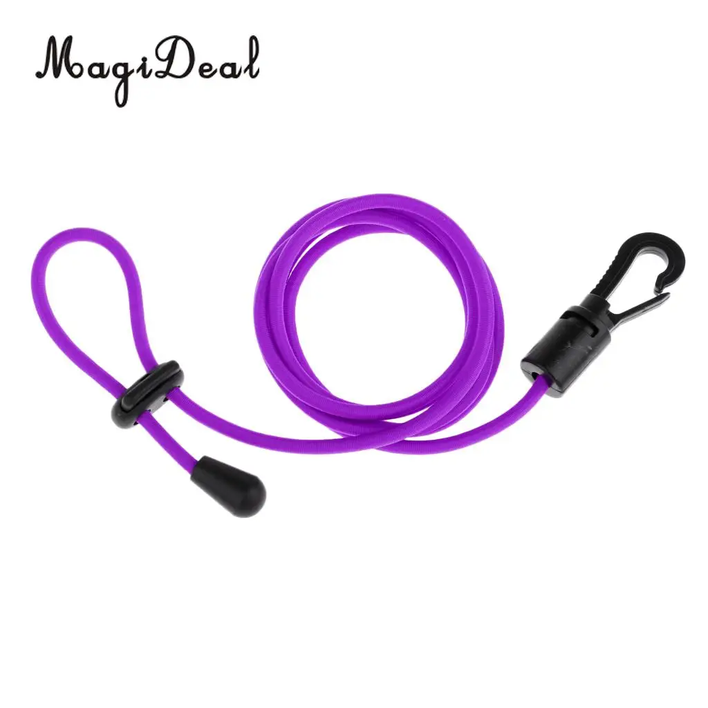 Perfeclan Elastic Safety Kayak Boat Paddle Leash Fishing Rod Cord Bungee Rope for Diving Fishing Boat Sailing Equipment