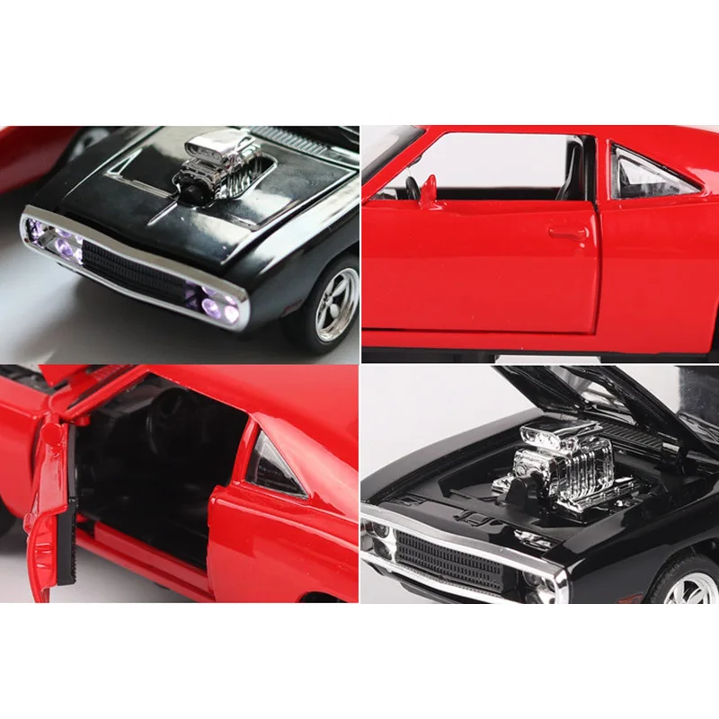 Модель автомобиля из сплава 1:32 4 цвета для Dodge Charger быстрая и яростная серия