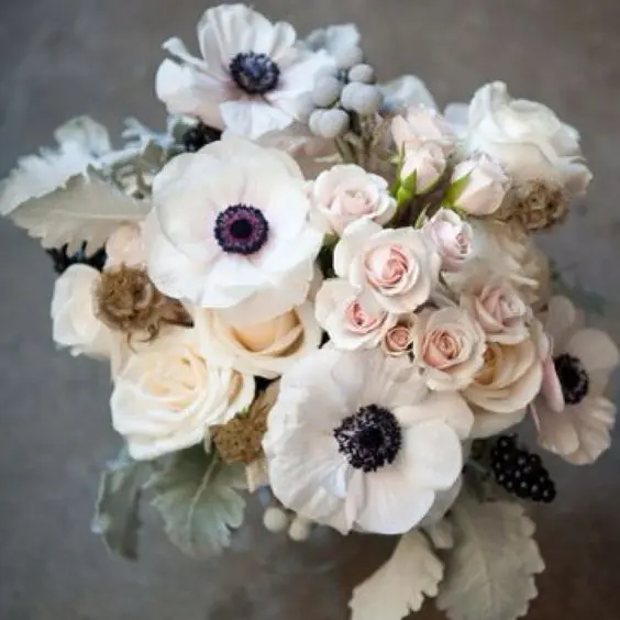 

INDIGO- PU Anemone Pasque Yellow Daisy Flower Home Bride Wedding Artificial Flower Floral Party Flower Free Shipping