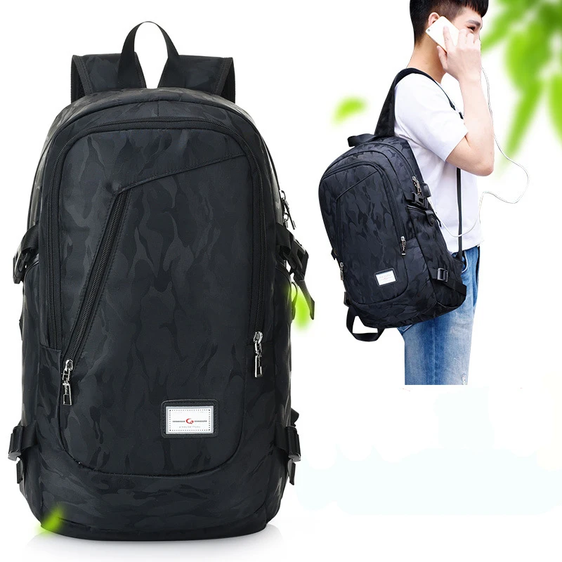 USB Charge Laptop Backpack Men Travel Security Waterproof School Bags ...