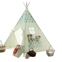 Маленькое дерево дизайн детская игровая палатка индийский детский вигвам детский домик-вигвам