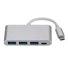 Usb-c концентратор Thunderbolt 3 адаптер type-C к Usb 3,0 Usb C к Usb A многопортовый Встроенный ток технология управления