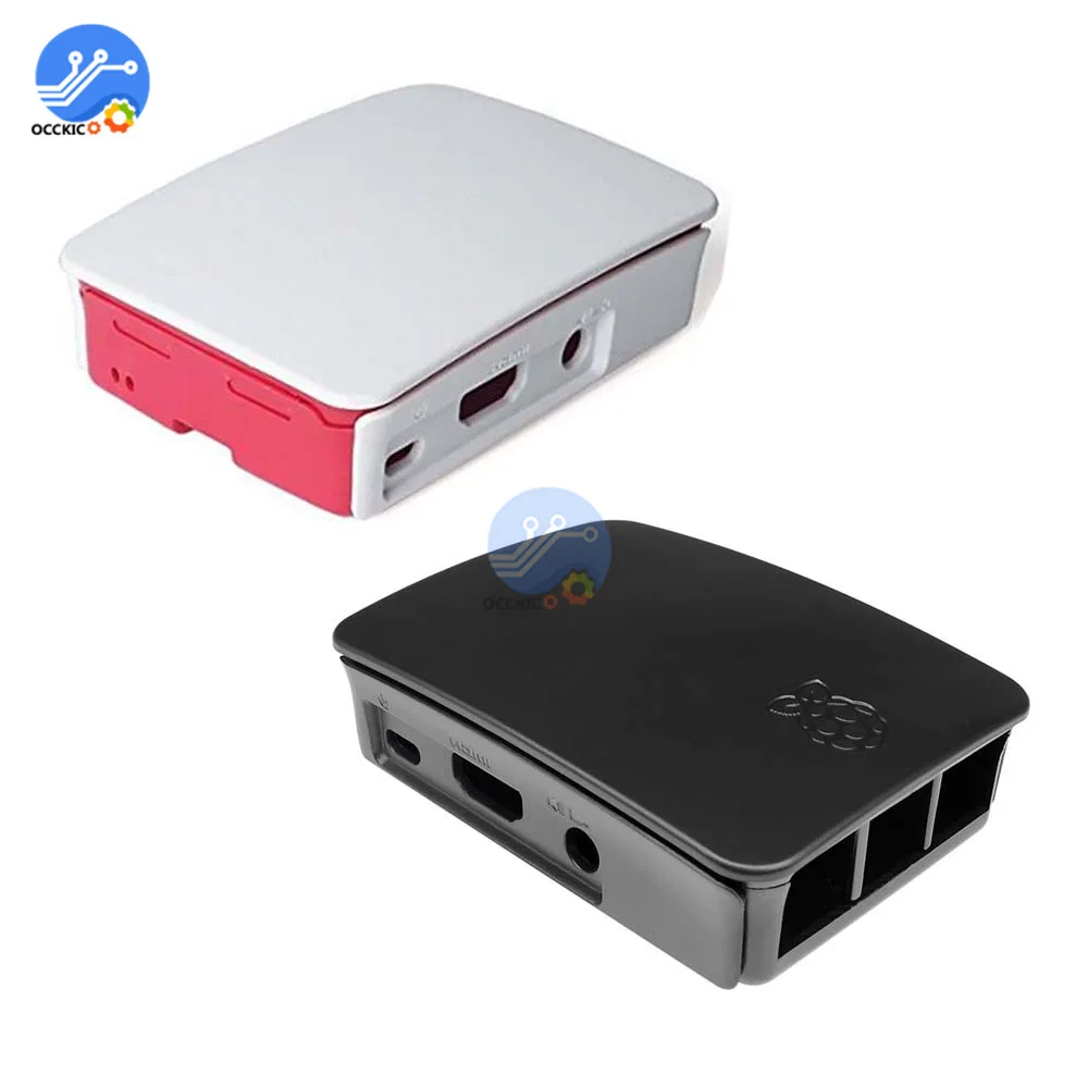 

ABS Case Shell for For Raspberry Pi 3 Model B Pi B+ Pi 2 enclosure Box Shell Black White Protection Cover