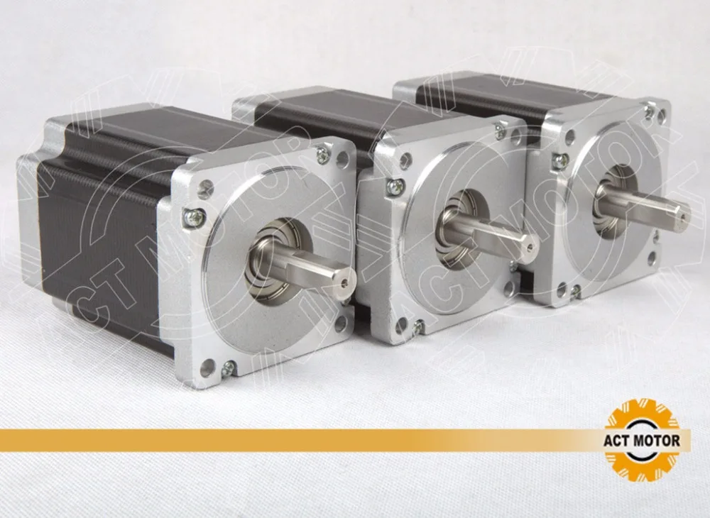 

ACT 3AXIS 4-lead nema 34 stepper motor 116mm / 5.6A / 8.4N.M cnc router