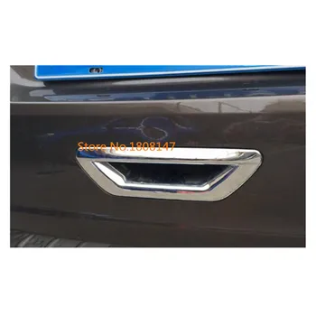 

Car styling protection detector trims ABS chrome handle bowl trunk rear back Bowl cover hoods 1pcs For Ford EDGE 2015 2016 2017
