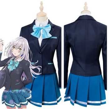 

Hitomi Tsukishiro Iroduku Sekai no Ashita Kara Dress Cosplay Costume Uniform Custom Made