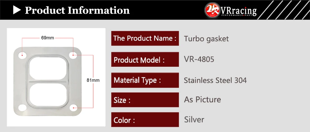 Из нержавеющей Steel304 прокладка T4 Turbo входе турбины разделен прокладка для T04 турбо HQ турбо входе прокладкой