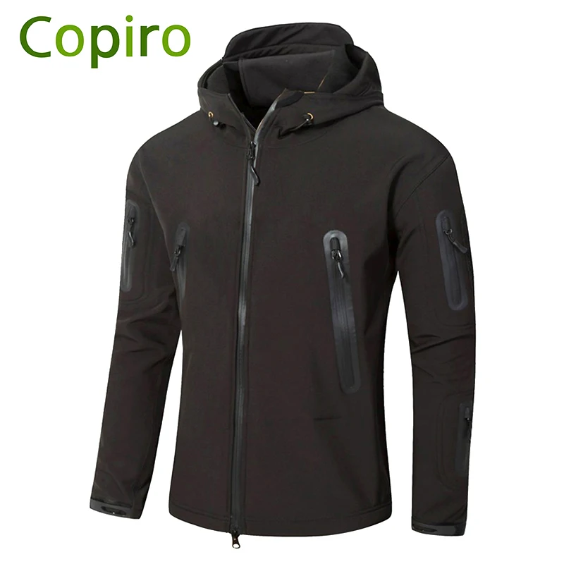 Copiro Softshell походная куртка мужская водонепроницаемая ветровка Акула кожа Военная