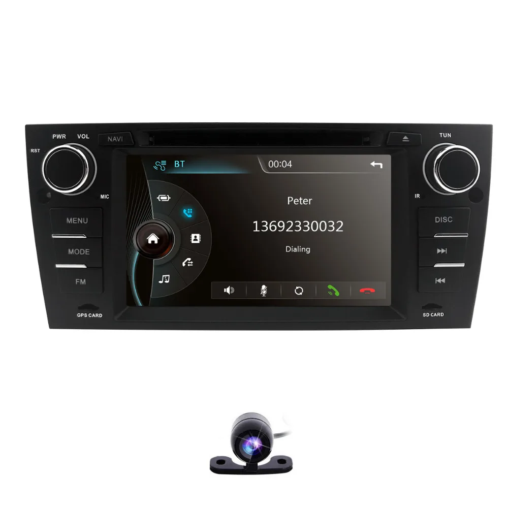 Cheap car radio DVD GPS navigation wince For BMW E90 E91 E92 E93(2006-2012) with Bluetooth BT 1080P Ipod Map 800*480 SWC AM/FM RDS MAP 2