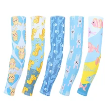 1 пара рукав Детская Пыленепроницаемая Солнцезащитная УФ шторка защита ледяной шелк защита рук налокотники уличные аксессуары