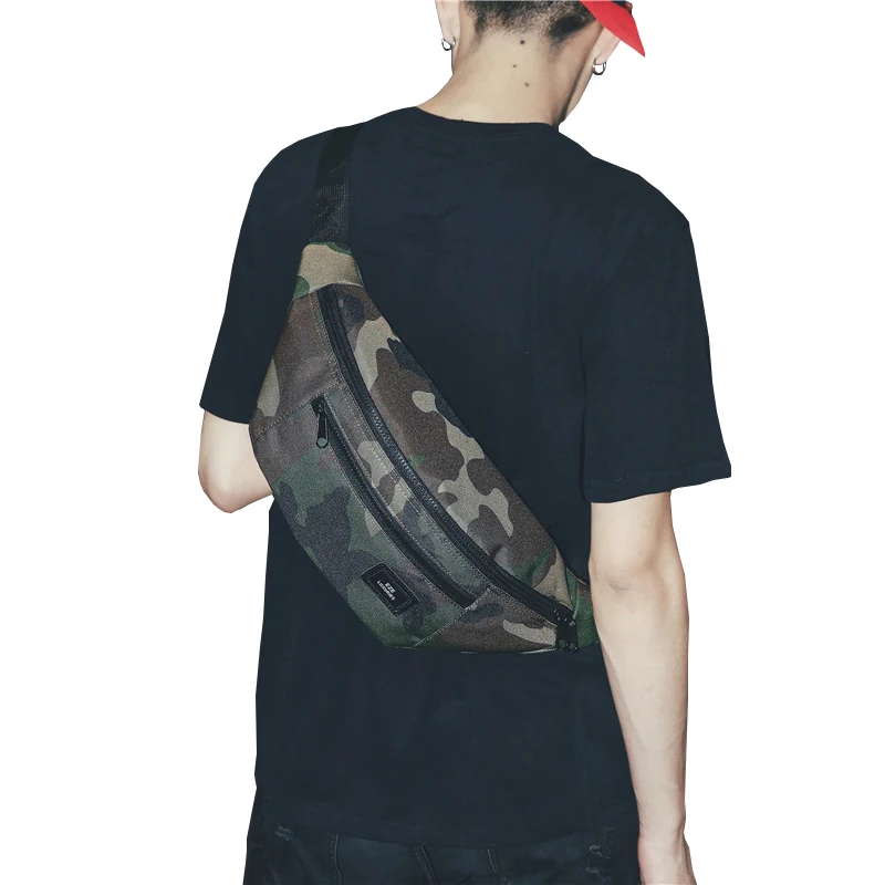 

Unisex Waist Bag Zipper Chest Bag Street Sport Fanny Pack Girl Boy Big Waist Belt Bags New Fashion Phone Waist Pack X80