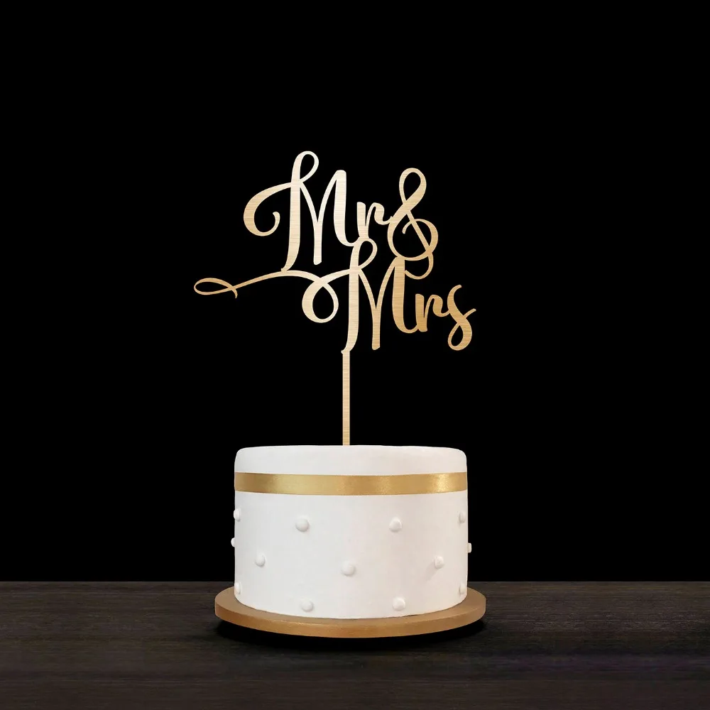 

Mr and Mrs Wedding Cake Topper Customized Wedding Cake Topper, Personalized Cake Topper for Engagement Party
