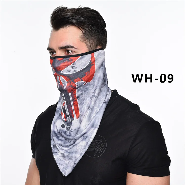 Быстросохнущая ледяная шелковая треугольная повязка, более длинная секция дышащий открытый шлем Рыбалка Ветер шарф х-б маска для лица Sca