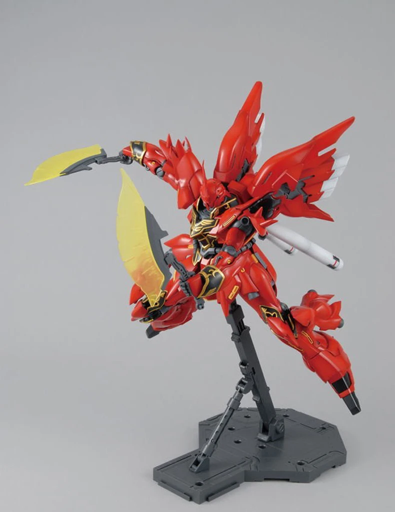 GaoGao аниме мобильный костюм Sinanju Gundam MSN-06S MG 1/100 Модель робот головоломка Собранный DIY Фигурки Коллекция игрушек подарок