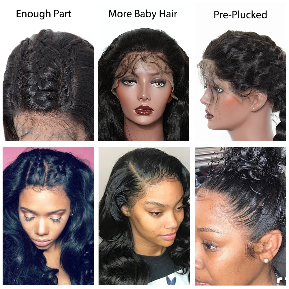 Свободные волнистые парики из натуральных волос на кружеве для женщин Remy длинные бразильские парики на кружеве al бесклеевой 130% плотность Dolago натуральный черный