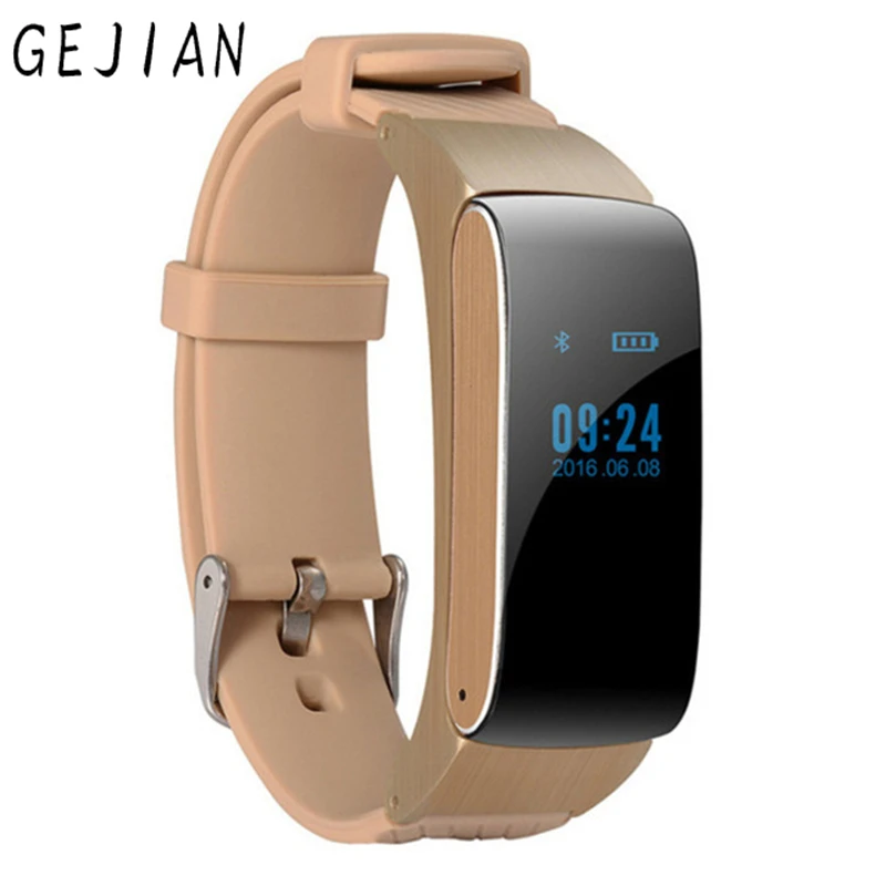 

2018 smart bracelet DF22 GEJIAN Bluetooth watch bracelet connected Portable Talking Tape Pedometer Active Fitness sleep monitor