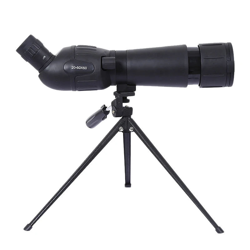Portable 20-60x60 Spotting Scope HD Waterproof Lll Night Vision Monocular Outdoor Camping Hiking Bird-watching Scope with Tripod