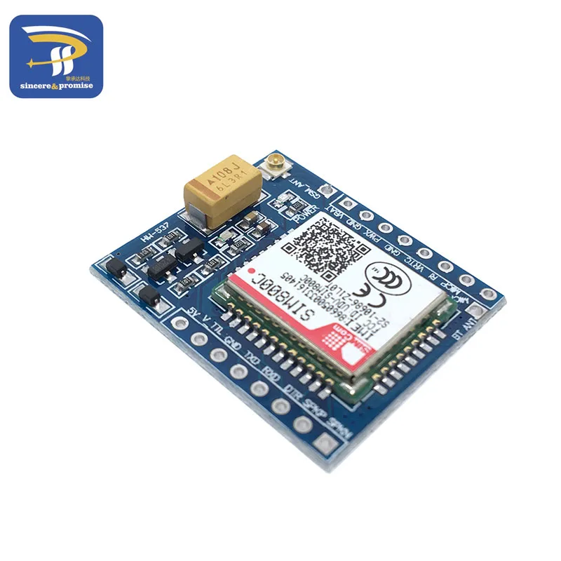 SIM800C GSM GPRS модуль 5 В/3,3 в ttl макетная плата IPEX с Bluetooth и TTS для Arduino STM32 C51