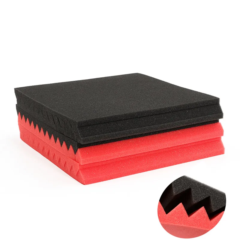 

1PC Soundproofing Acoustic Studio Absorbing Wedge Foam 30x30x2.5cm Tiles Wall Panels Suitable For Sound Studio