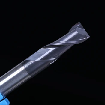 

ZGT Milling Tools HRC55 2 Flute Endmill Metal Cutter 4mm 6mm 8mm 10mm 12mm Alloy Carbide Tungsten Steel Milling Cutter End Mill