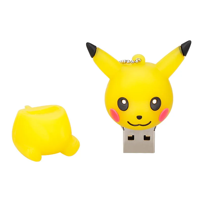 Usb флеш-накопитель 128 ГБ шариковая ручка эльфа 64 Гб pokemon Pikachu pendrive 32 ГБ 16 ГБ 8 ГБ 4 ГБ usb memory stick usb 2,0