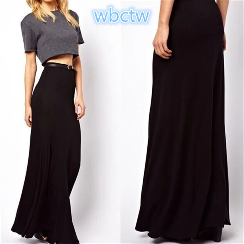 long black pencil skirt knit
