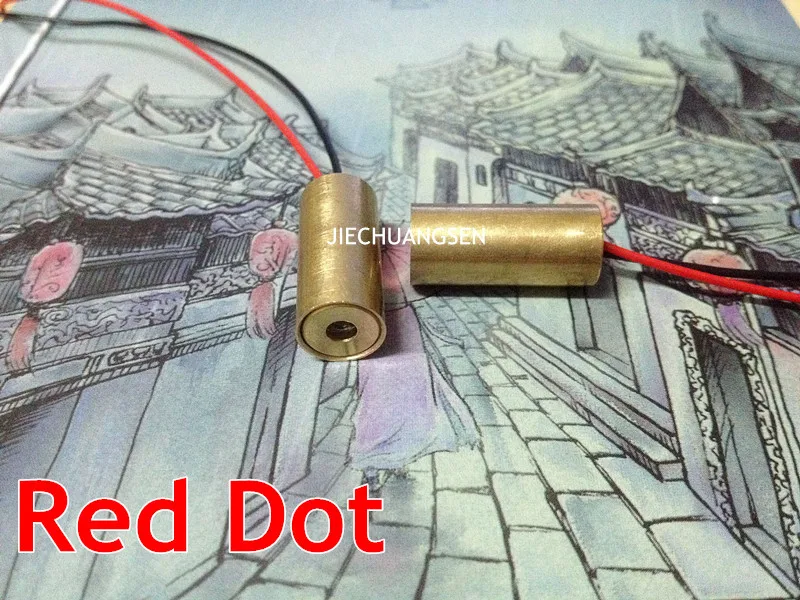 

NEW 650nm 5mW Red Laser Line Module Focus Adjustable Laser Head 3V red dot 9mm