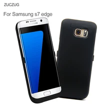 Rechargeable Battery Charger Cases For Samsung Galaxy S7 Edge Power Bank Case 6800mAh SM-G9350 Holder Stands Powerbank Cover