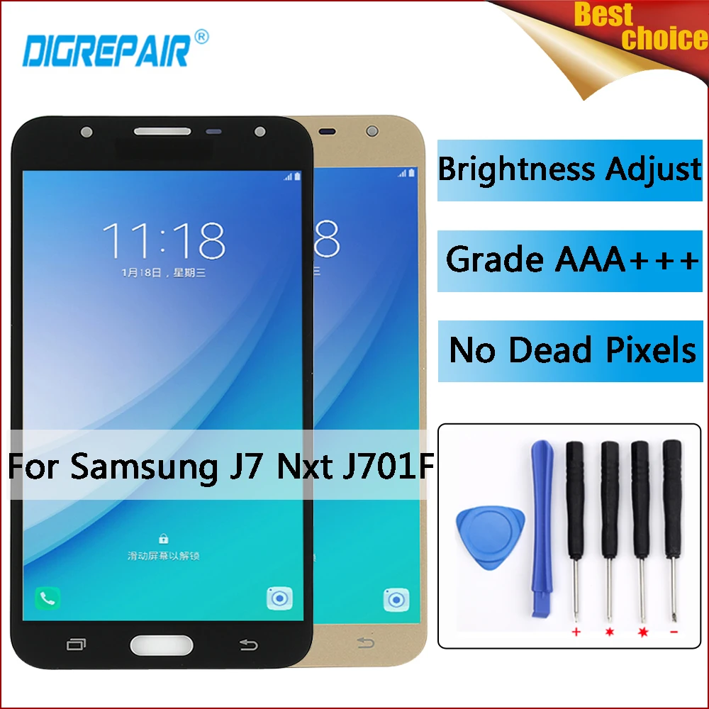 

J701 lcd For Samsung Galaxy J7 Nxt J701F J701M J701 J7 Core Display Touch Screen Digitizer Assembly For Samsung J7 neo J701f lcd