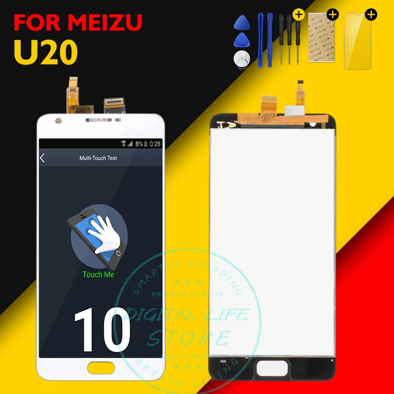 ЖК-дисплей LTPS IPS для Meizu U20 с сенсорным экраном 5 дюйма дигитайзер в сборе