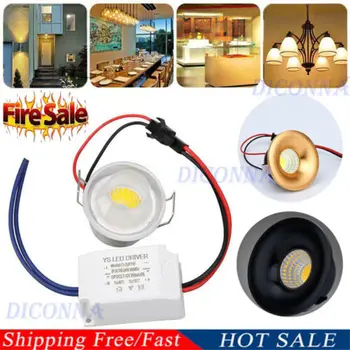 

3W LED Downlight Recessed Spot Light Ceiling Lamp for Home Display Case New