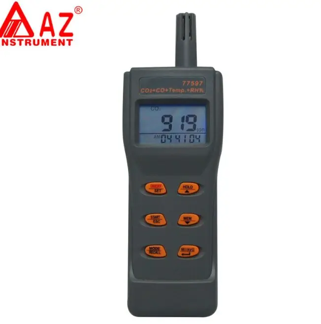 

AZ77597 CO2 измерительный прибор с CO/RH./измеритель температуры