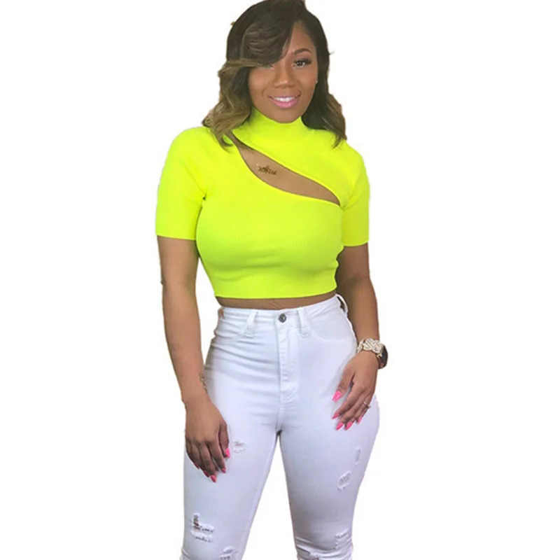 neon yellow womens top