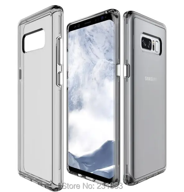 C-ku 2 в 1 Жесткий ПК ТПУ мягкий чехол для Iphone X IphoneX рамка сотовый телефон прозрачный