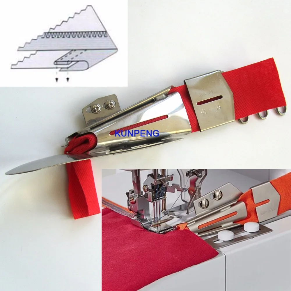 CoverStitch Machine Binder, Semi Fold Binding Attahchment For Flatbed