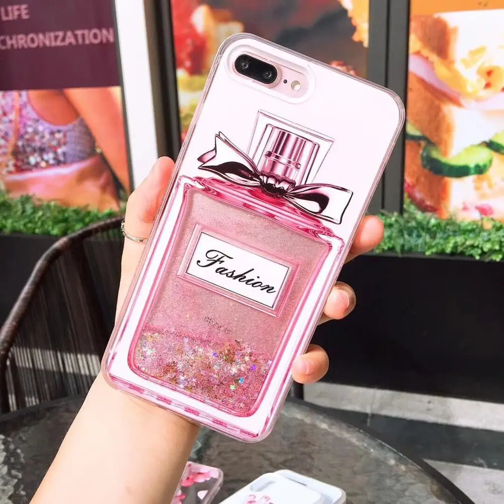 

Luxury perfume bottle Phone Case For iPhone X XS Max XR Vintage Soft Case For iPhone 8 7 6 6s Plus Back Cover Fundas